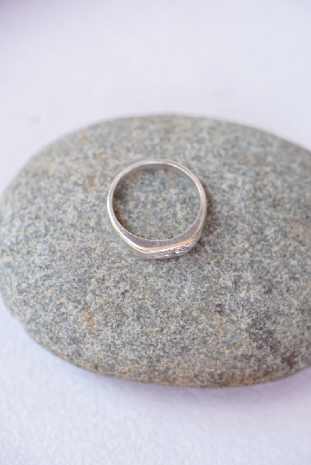 Engraved Diamond Ring- Size 7.5