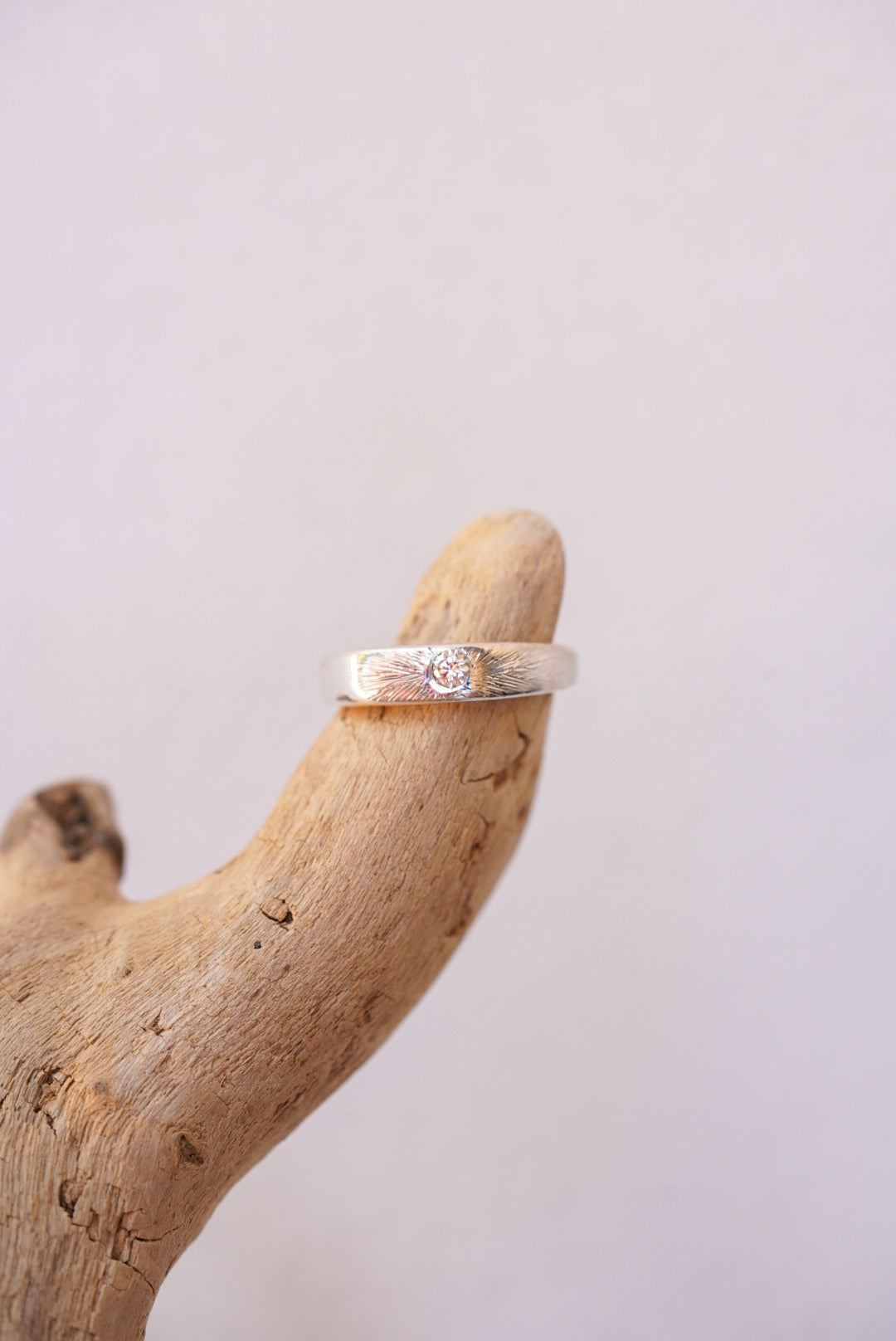 Engraved Diamond Ring- Size 7.5