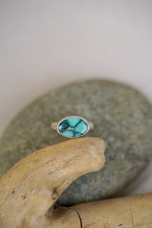 Snowville Variscite Ring- Size 5.5