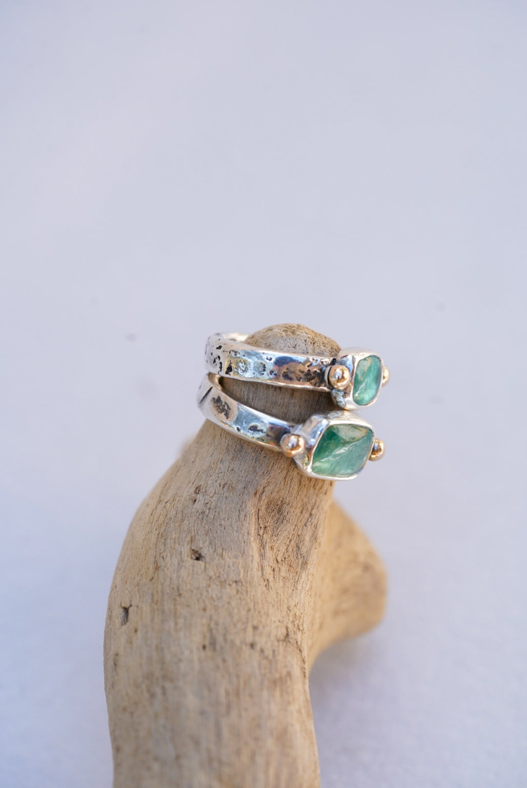 Kyanite Relic Ring - Size 6.5