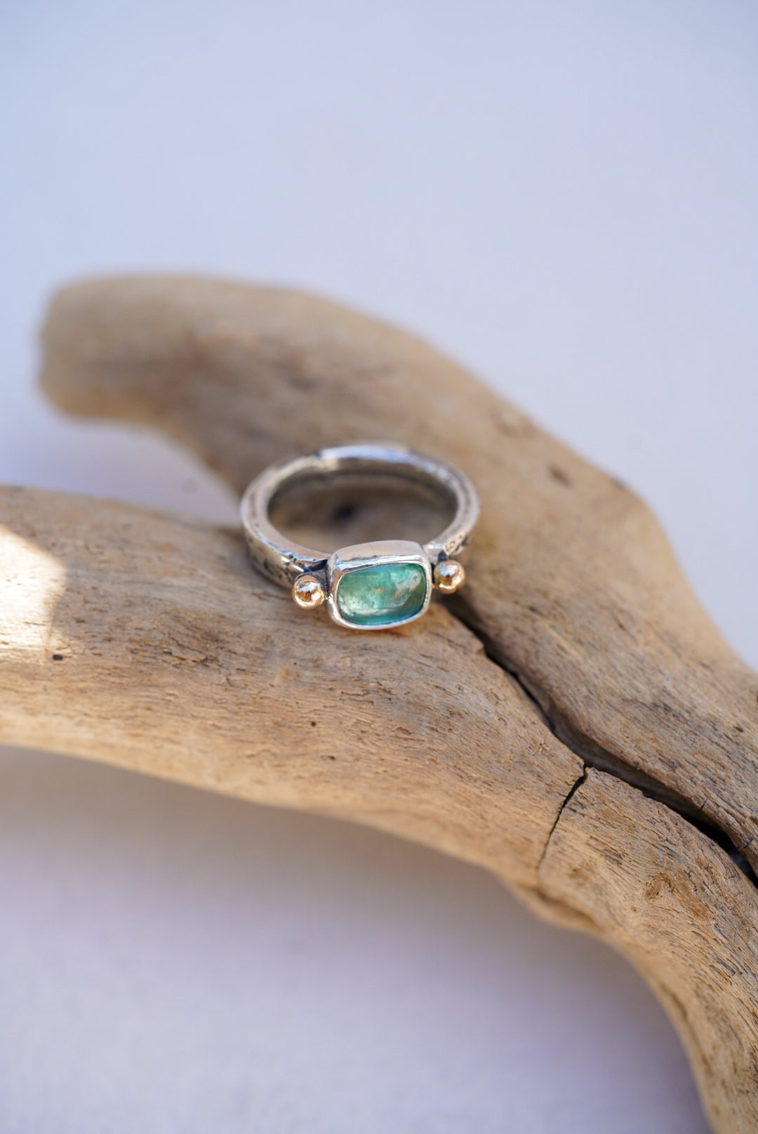 Kyanite Relic Ring - Size 6.5