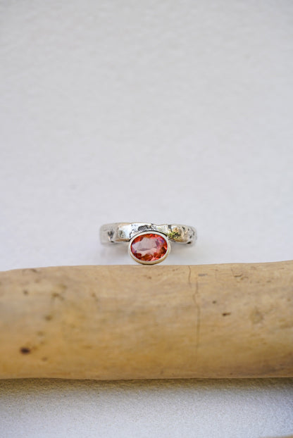 Riverbed Relic Ring/Sunstone - Size 6