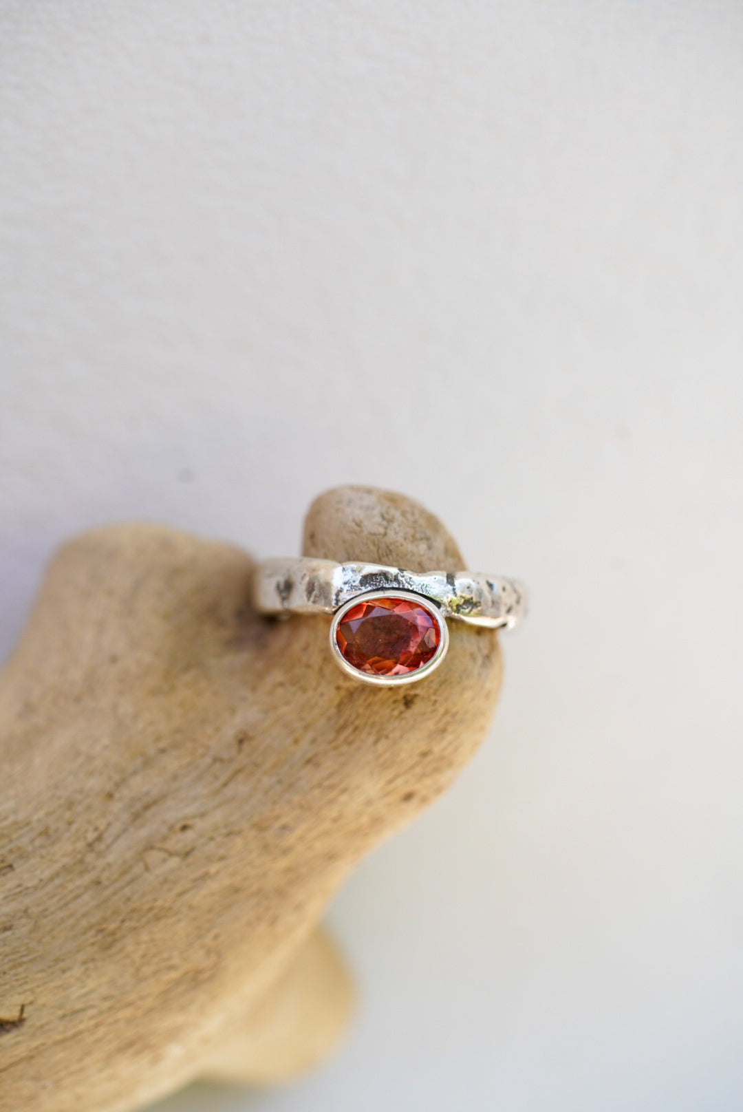 Riverbed Relic Ring/Sunstone - Size 6