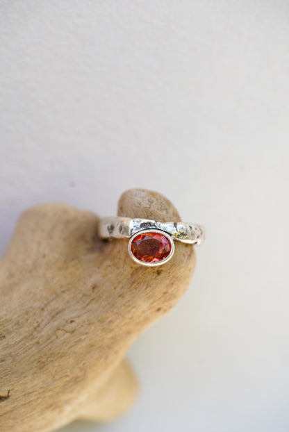 Riverbed Relic Ring/Sunstone - Size 6